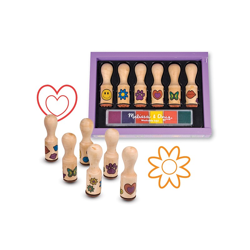 Set stampile Happy, +4 ani, Melissa&Doug